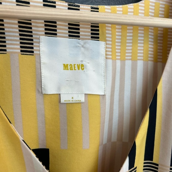 Maeve (Anthropologie) S silk cotton pleated dress- excellent condition - Picture 5 of 13